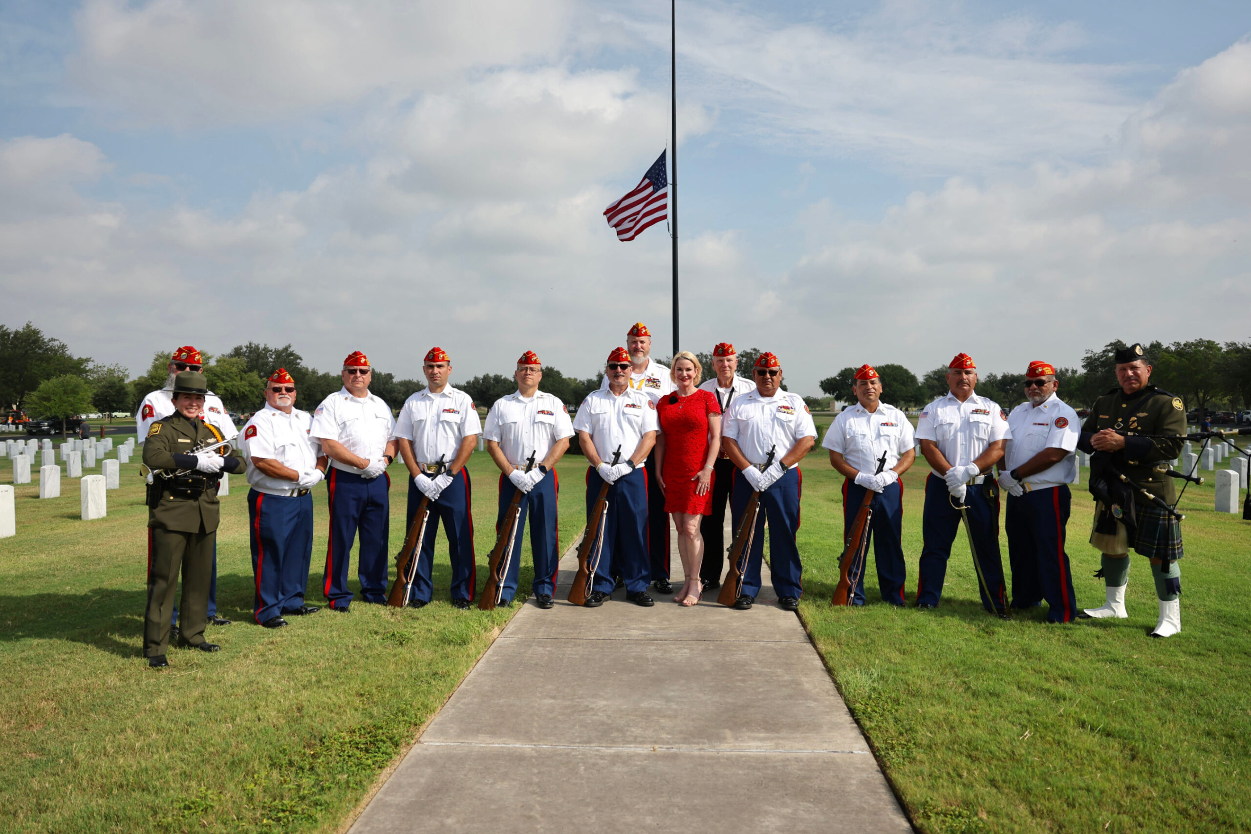 Honoring Fallen Heroes: Texas Memorial Day Ceremony Shines a Light on Ultimate Sacrifice at Rio Grande Valley Cemetery Image