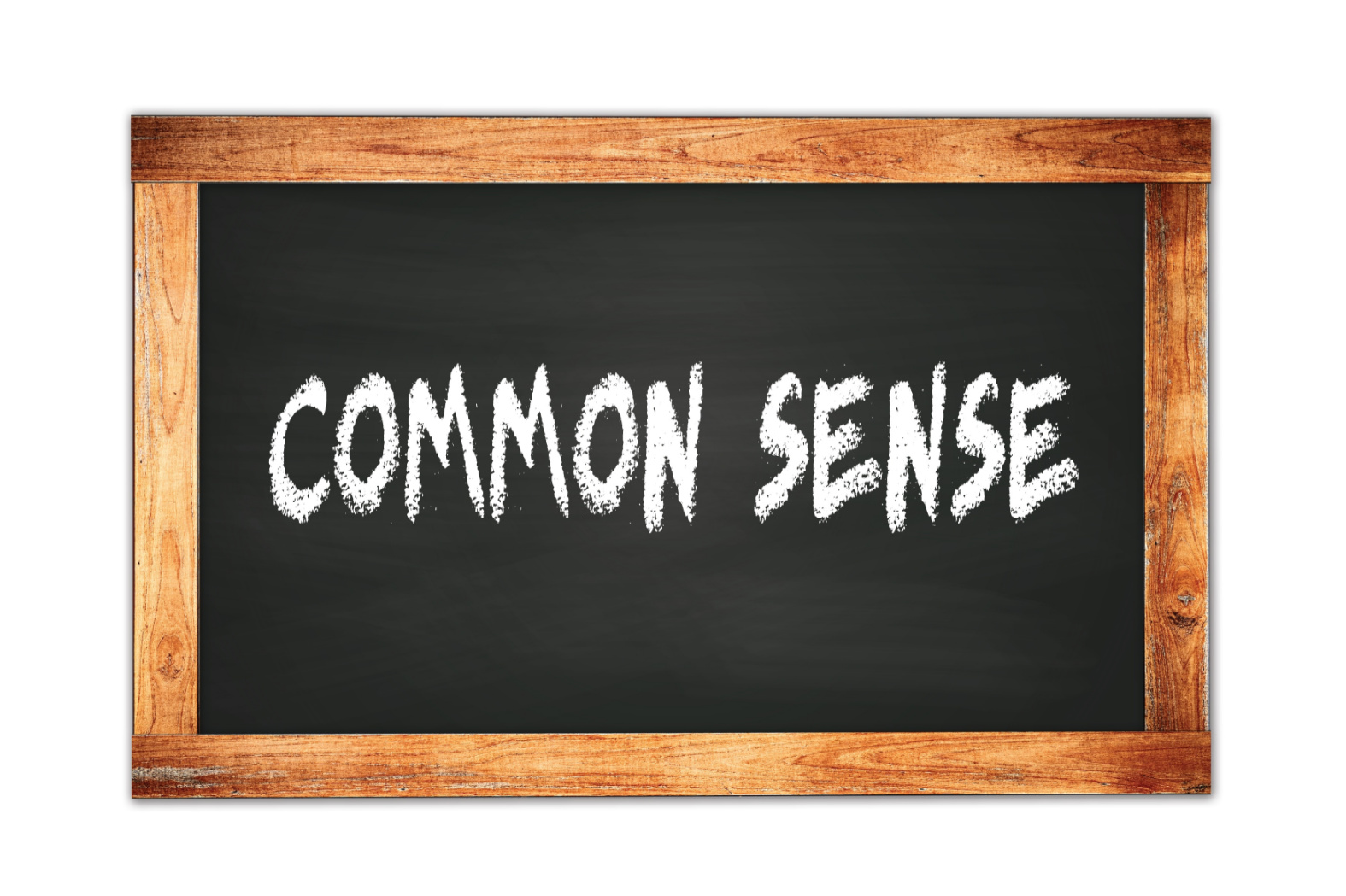 Common Sense Isn’t So Common Anymore