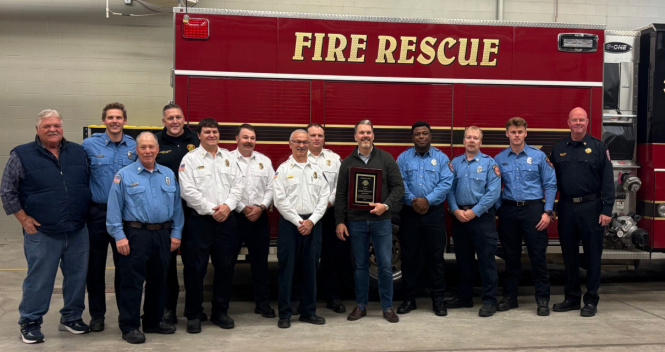 Senator Mark Johnson Honored for Protecting State Fire Safety Account Image