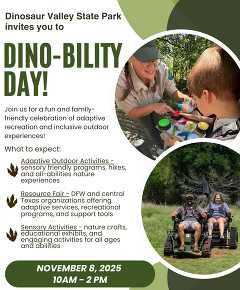 Texas Dino-bility Day: Celebrating Accessibility and Adventure at Dinosaur Valley State Park Image