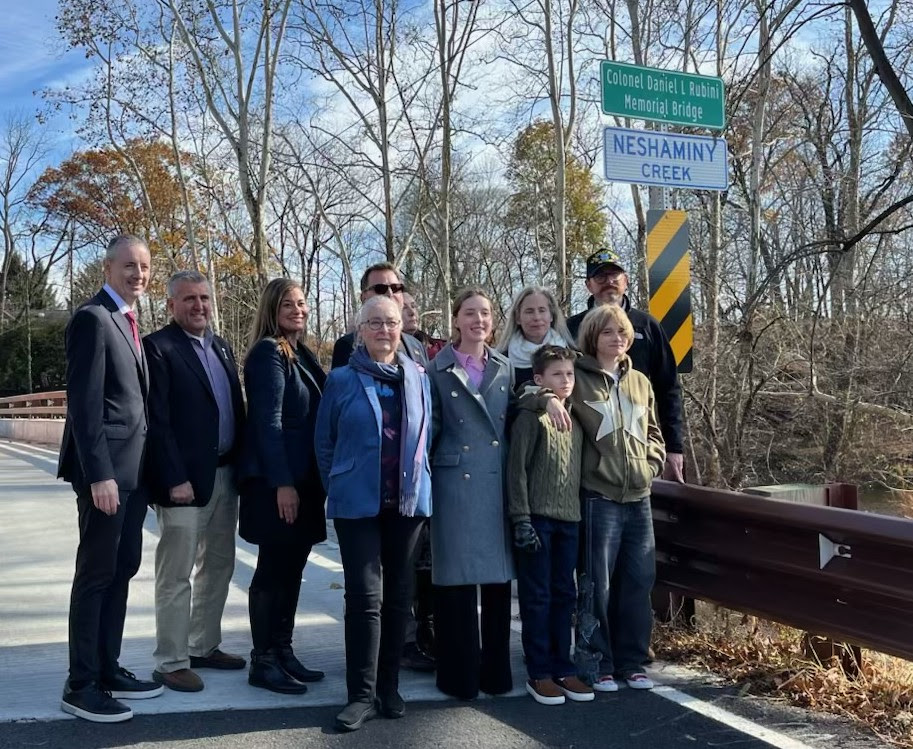 Pennsylvania’s Worthington Mill Bridge Dedicated in Honor of Col. Daniel “Larry” Rubini Image