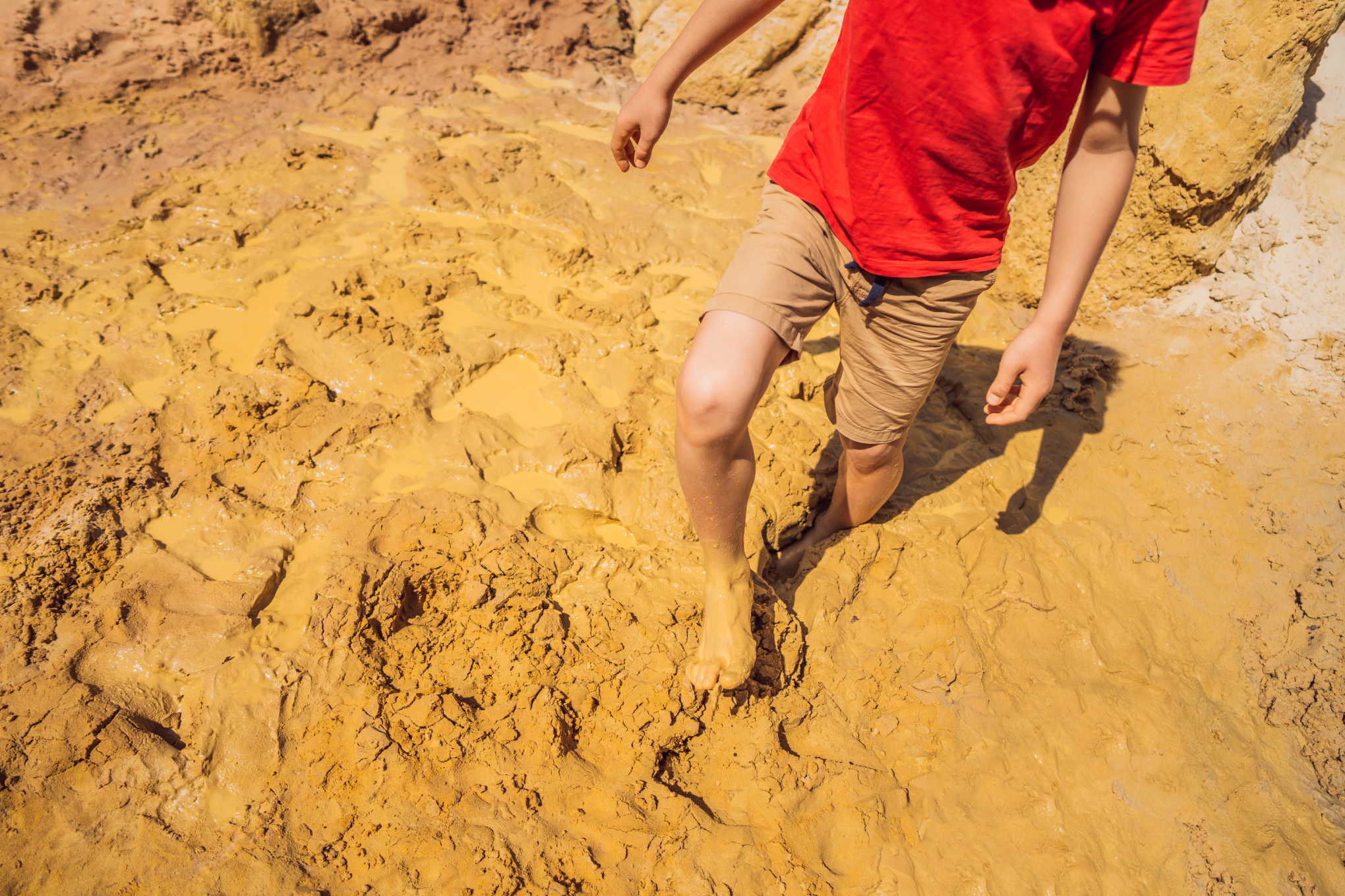 Man vs. Nature. Nature Used Quicksand. Image