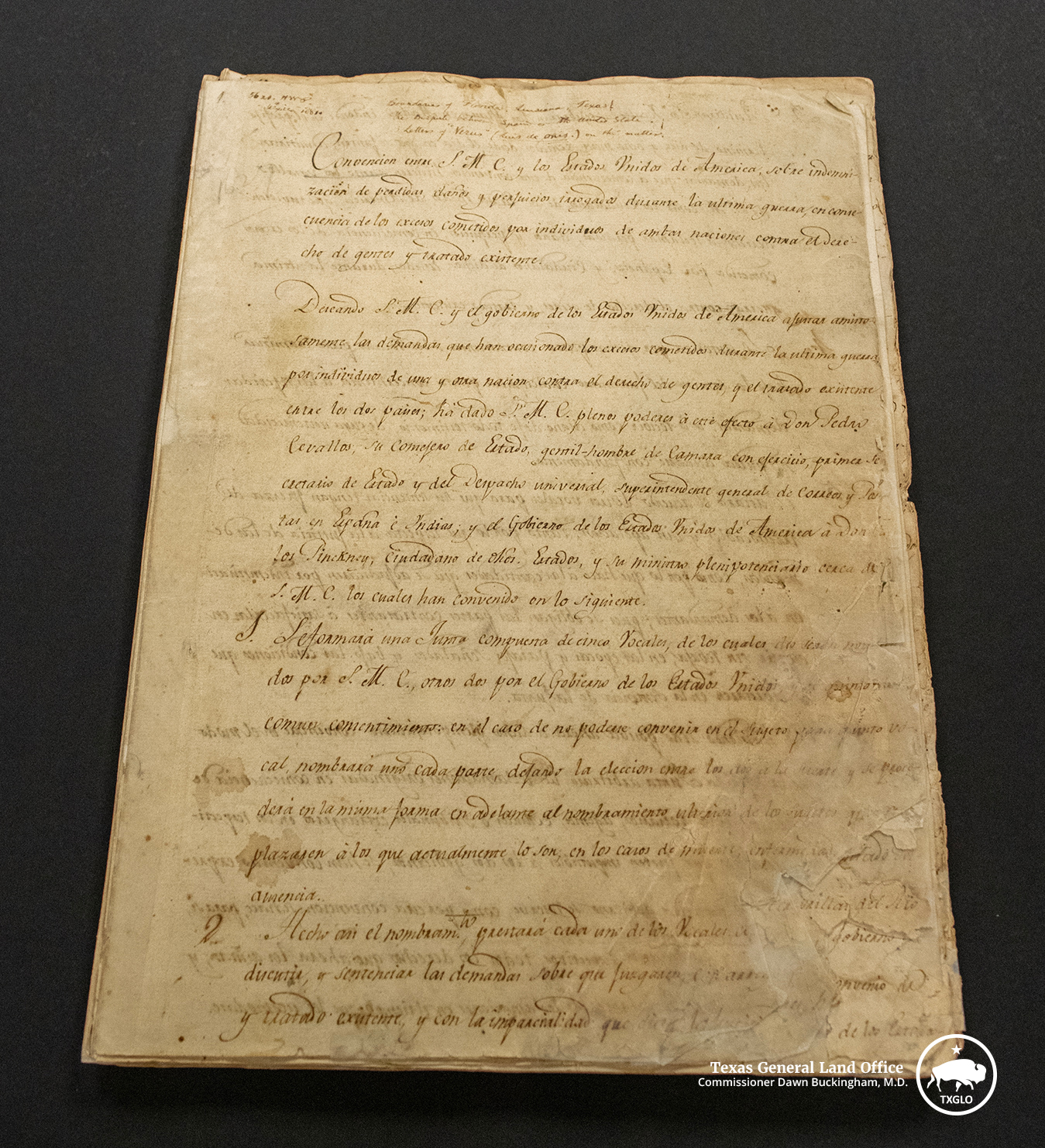 DAR Donation Helps Preserve Rare Texas Historical Documents Image