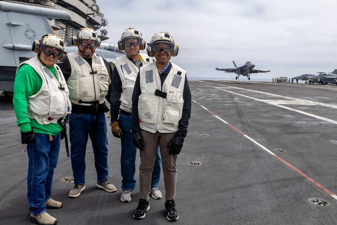 On Deck and Underway: Lawmakers Witness Navy Precision Up Close