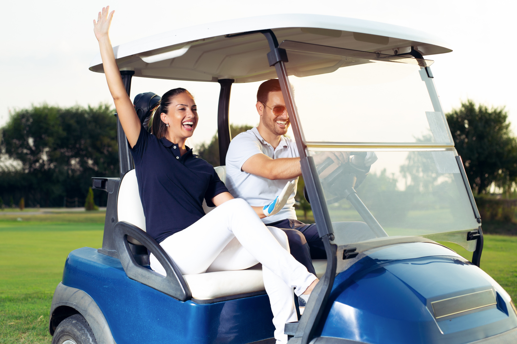 Bless Your Headlines: When Happy Hour Meets the Golf Cart Image